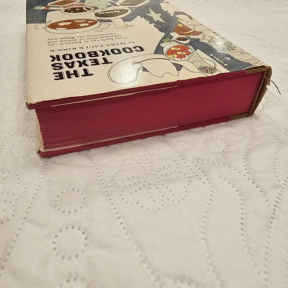 Vintage The Texas Cookbook By Mary Faulk Koock 1965 Hardcover First Edition